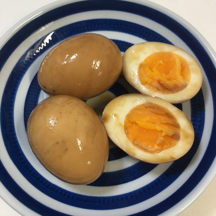 焼きそばソースの味玉